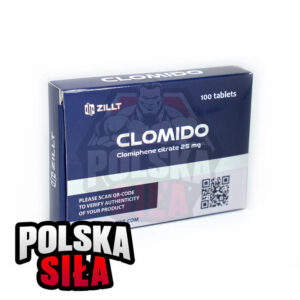 Cytrynian klomifenu Zillt Medicine Clomido (25 mg - 25 tabl.)