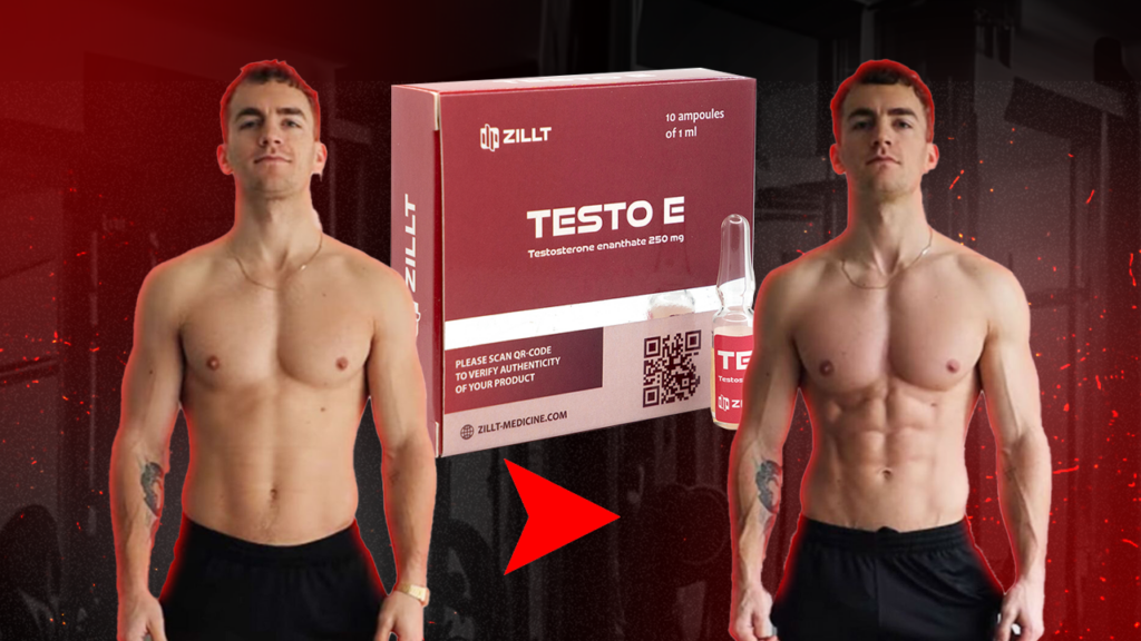 Wyniki Testosterone Enanthate: przed i po